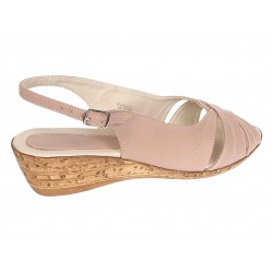 Marimea 39 Sandale dama casual din piele naturala Nude S52NUDE