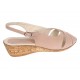 Marimea 39 Sandale dama casual din piele naturala Nude S52NUDE