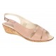 Marimea 39 Sandale dama casual din piele naturala Nude S52NUDE