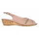 Marimea 39 Sandale dama casual din piele naturala Nude S52NUDE