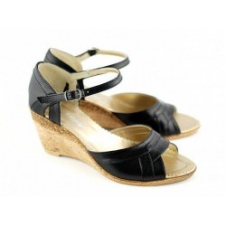 Sandale dama cu platforma din piele naturala S54N