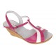Sandale dama din piele naturala Roz cu Alb - Model cu toc de 7cm S61ROZ Sandale dama din piele naturala Roz cu Alb - Model cu toc de 7cm S61ROZ