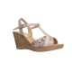 Sandale dama din piele naturala cu platforme de 7cm Nude S61XNUD