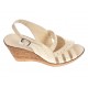 Sandale dama de vara cu platforme de 7 cm, din piele naturala, bej, S64BEJBOX Sandale dama de vara cu platforme de 7 cm, din piele naturala, bej, S64BEJBOX