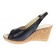 Sandale dama de vara cu platforme de 7 cm, din piele naturala, Negru S66NBOX Sandale dama de vara cu platforme de 7 cm, din piele naturala, Negru S66NBOX