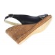 Sandale dama de vara cu platforme de 7 cm, din piele naturala, Negru S66NBOX Sandale dama de vara cu platforme de 7 cm, din piele naturala, Negru S66NBOX