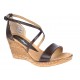 Marimea 38 Sandale dama din piele naturala maro - Made in Romania S7MARO
