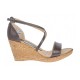 Marimea 38 Sandale dama din piele naturala maro - Made in Romania S7MARO