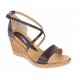 Marimea 38 Sandale dama din piele naturala maro - Made in Romania S7MARO