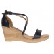 Sandale dama casual elegante din piele naturala Negru S7N2 Sandale dama casual elegante din piele naturala Negru S7N2