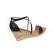 Sandale dama casual elegante din piele naturala Negru S7N2 Sandale dama casual elegante din piele naturala Negru S7N2