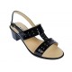 Sandale dama din piele naturala lacuita, negru, Tania - S7NLAC Sandale dama din piele naturala lacuita, negru, Tania - S7NLAC