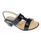 Sandale dama din piele naturala lacuita, negru, Tania - S7NLAC Sandale dama din piele naturala lacuita, negru, Tania - S7NLAC