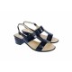Sandale dama din piele naturala, negru, lac, toc de 5cm, S7NLBOX Sandale dama din piele naturala, negru, lac, toc de 5cm, S7NLBOX