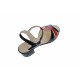 Sandale dama din piele naturala lacuita, negru, rosu, S81NR Sandale dama din piele naturala lacuita, negru, rosu, S81NR