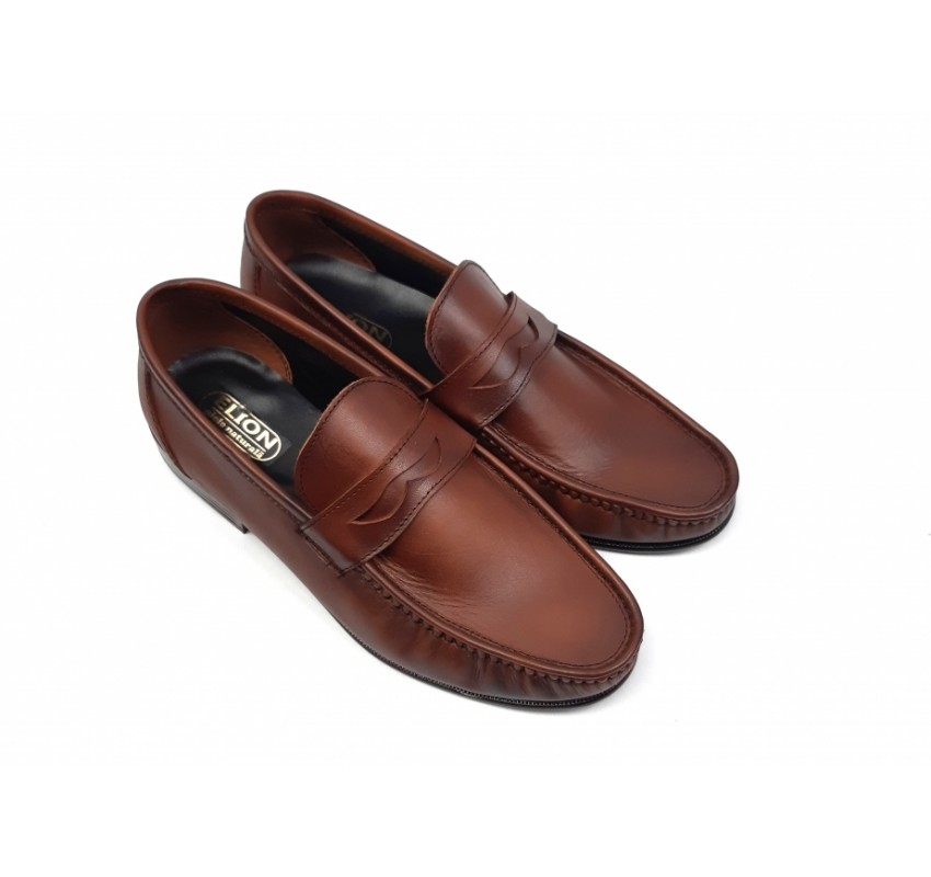 Pantofi barbati din piele naturala de culoare maro - SC1M