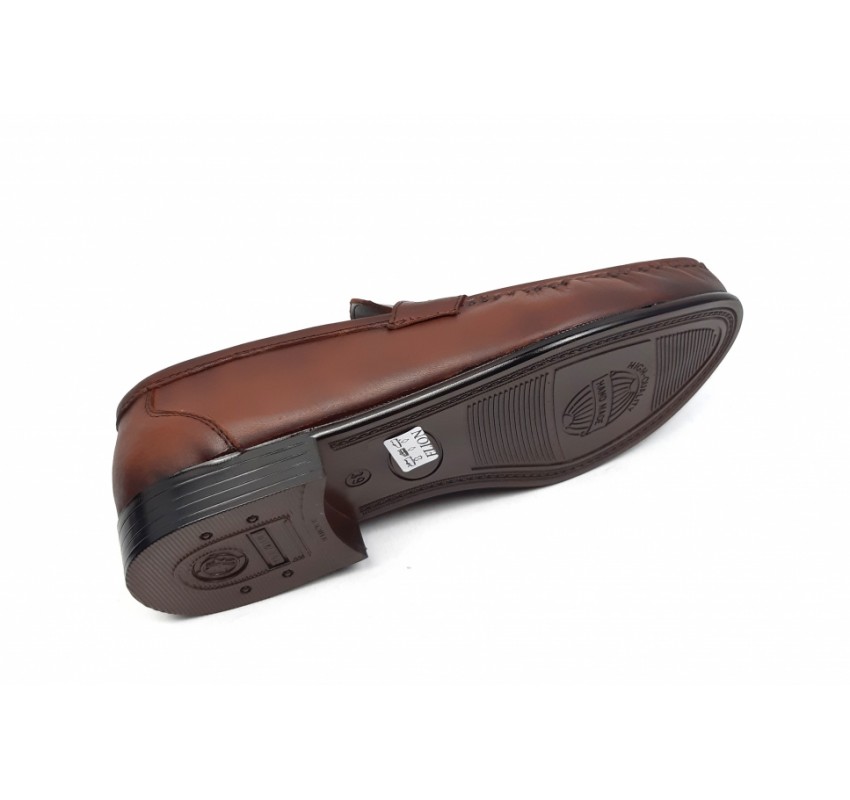 Pantofi barbati din piele naturala de culoare maro - SC1M