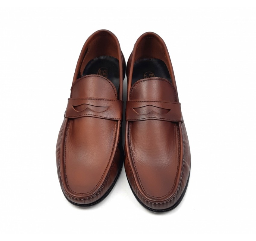 Pantofi barbati din piele naturala de culoare maro - SC1M