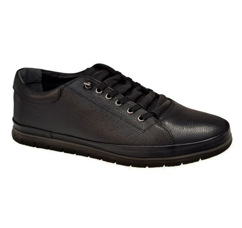 Pantofi barbati casual din piele naturala cu inchidere elastica SCV1022N