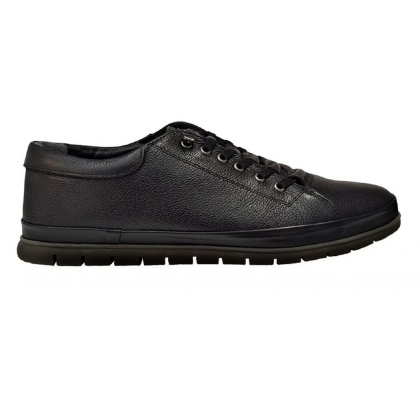 Pantofi barbati casual din piele naturala cu inchidere elastica SCV1022N