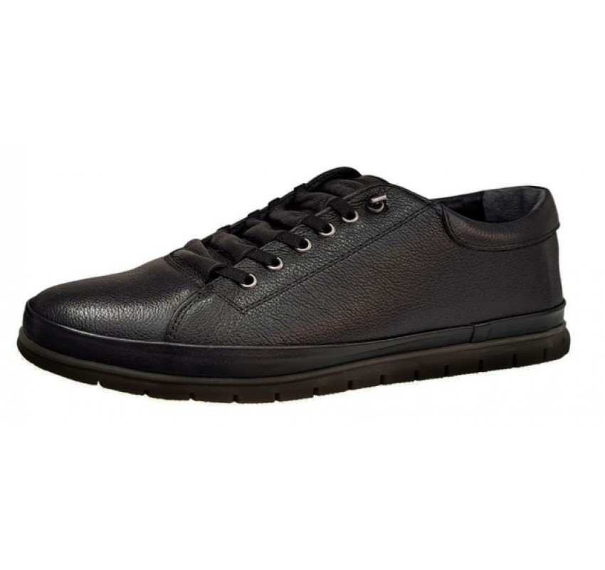 Pantofi barbati casual din piele naturala cu inchidere elastica SCV1022N