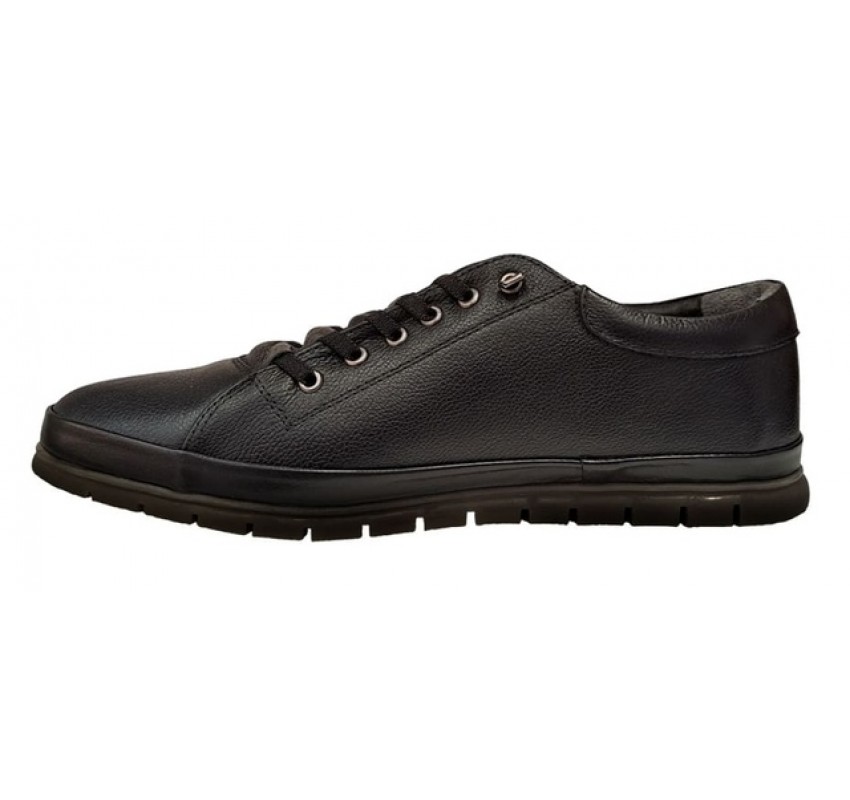 Pantofi barbati casual din piele naturala cu inchidere elastica SCV1022N
