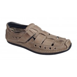 Sandale barbati casual din piele naturala - Model Nisip SCV1SP