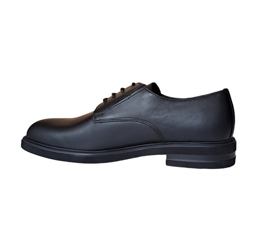 Pantofi barbati, casual, piele naturala, Negru, Ultra Confort, ALEXANDER JL, SCV270N