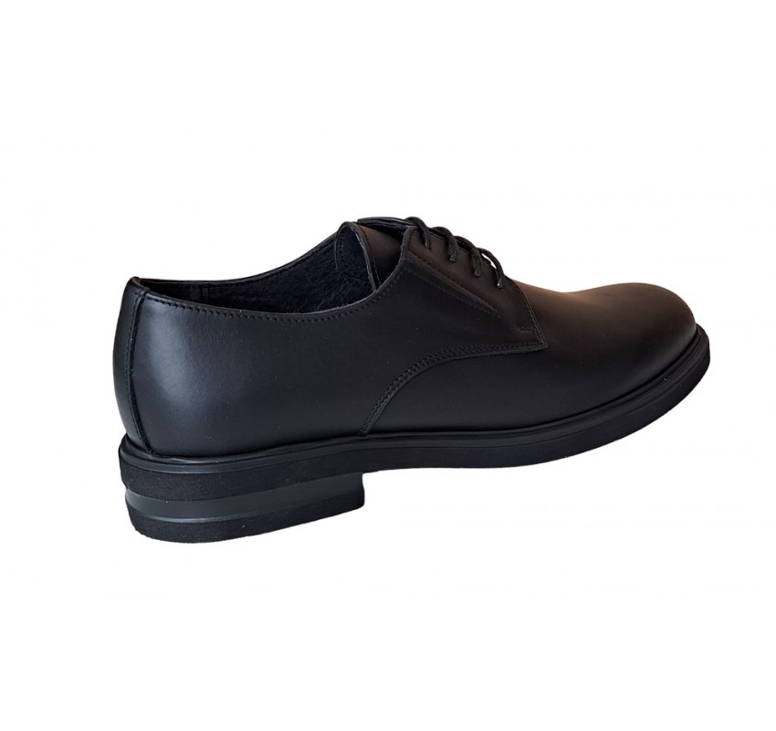 Pantofi barbati, casual, piele naturala, Negru, Ultra Confort, ALEXANDER JL, SCV270N