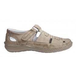 Sandale barbati casual din piele naturala - Model Nisip SCV2SP