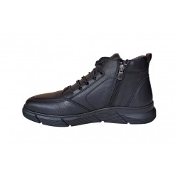 Ghete barbati casual, din piele naturala, cu fermoar, imblanite, SCV3000N Sport Ghete barbati casual, din piele naturala, cu fermoar, imblanite, SCV3000N Sport