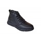 Ghete barbati casual, din piele naturala, cu fermoar, imblanite, SCV3000N Sport