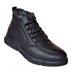 Ghete barbati casual, din piele naturala, cu fermoar, imblanite, SCV3000N Sport Ghete barbati casual, din piele naturala, cu fermoar, imblanite, SCV3000N Sport