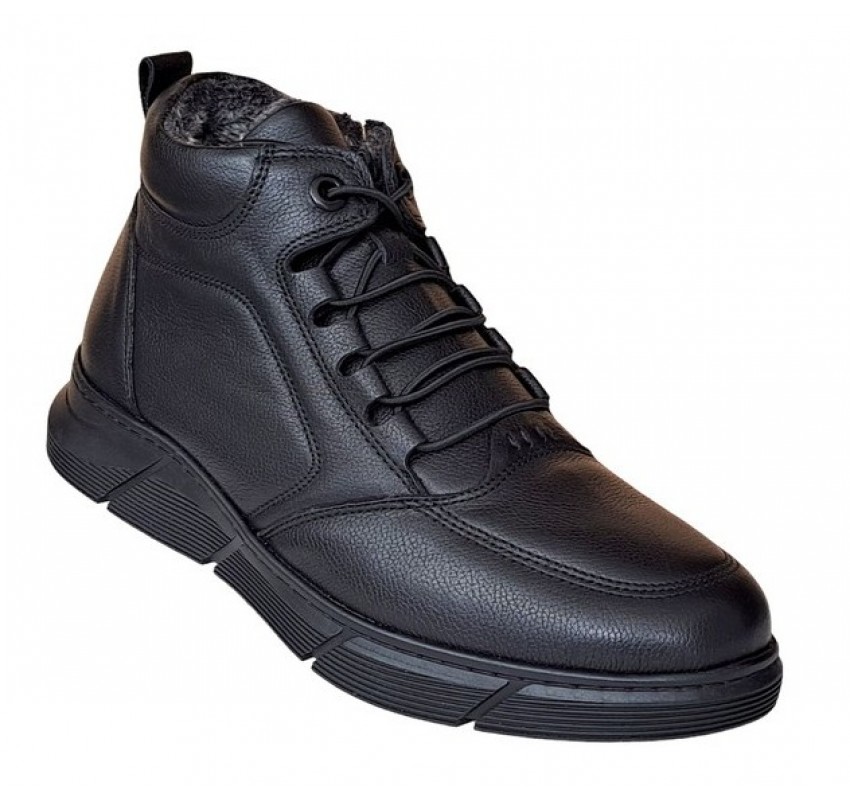 Ghete barbati casual, din piele naturala, cu fermoar, imblanite, SCV3000N Sport Ghete barbati casual, din piele naturala, cu fermoar, imblanite, SCV3000N Sport