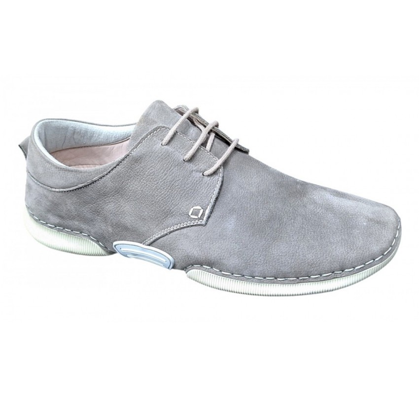 Pantofi casual barbati din piele naturala - Model Tomas Gri 549 Pantofi casual barbati din piele naturala - Model Tomas Gri 549