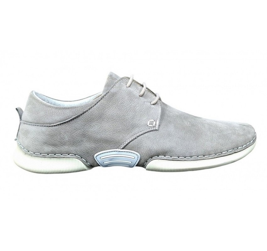 Pantofi casual barbati din piele naturala - Model Tomas Gri 549 Pantofi casual barbati din piele naturala - Model Tomas Gri 549