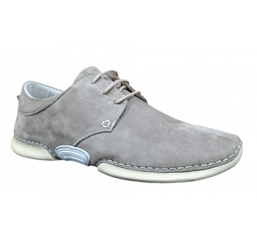 Pantofi casual barbati din piele naturala - Model Tomas Gri 549 Pantofi casual barbati din piele naturala - Model Tomas Gri 549