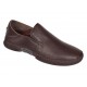 Pantofi barbati maro din piele naturala fara siret cu talpa flexibila SCV549MEL