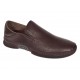 Pantofi barbati maro din piele naturala fara siret cu talpa flexibila SCV549MEL