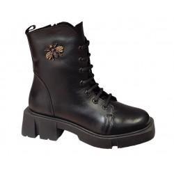 Ghete dama casual din piele naturala Katerina SCV971N