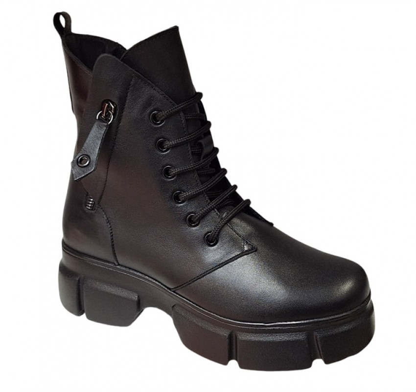 Ghete dama casual din piele naturala Katia SCV972N