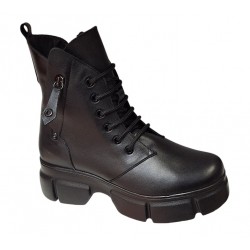 Ghete dama casual din piele naturala Katia SCV972N