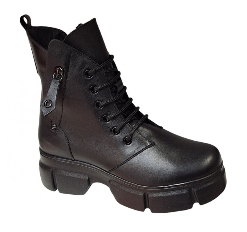 Ghete dama casual din piele naturala Katia SCV972N