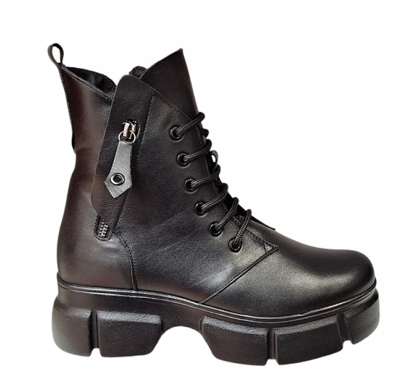Ghete dama casual din piele naturala Katia SCV972N