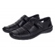 Sandale barbati casual din piele naturala Negru Box A280N