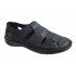 Sandale barbati casual din piele naturala Negru Box A280N