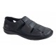 Sandale barbati casual din piele naturala Negru Box A280N