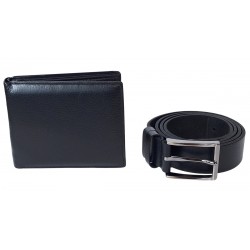 Set cadou pentru barbati - Include curea si portofel din piele naturala SET105N