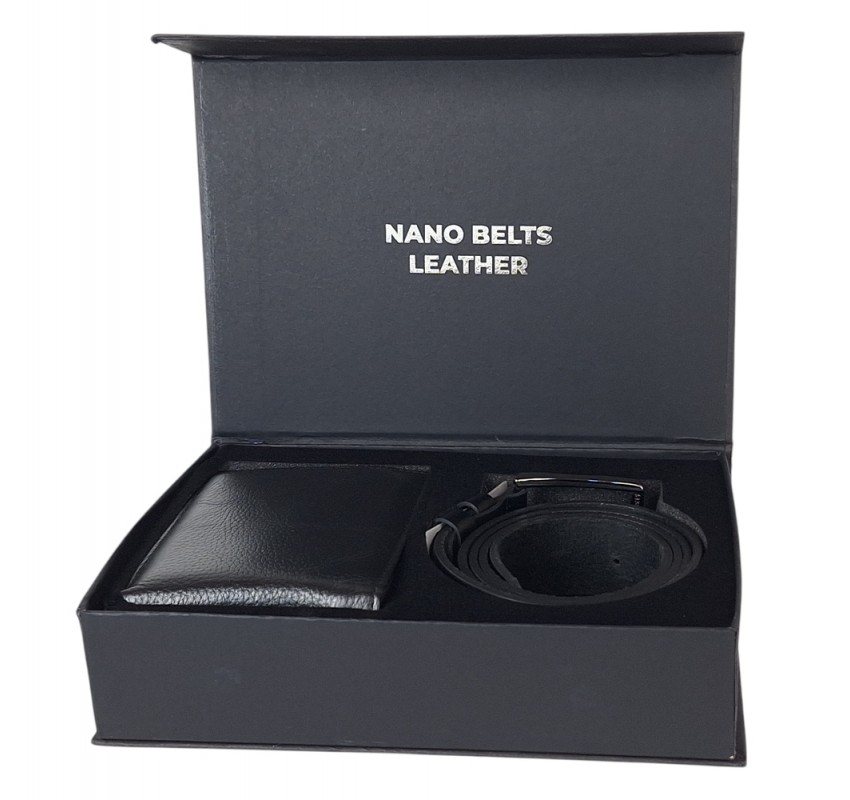 Set cadou pentru barbati - Include curea si portofel din piele naturala SET105N Set cadou pentru barbati - Include curea si portofel din piele naturala SET105N
