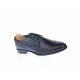 Pantofi barbati office, eleganti, din piele naturala, bleumarin inchis - SIR020BL